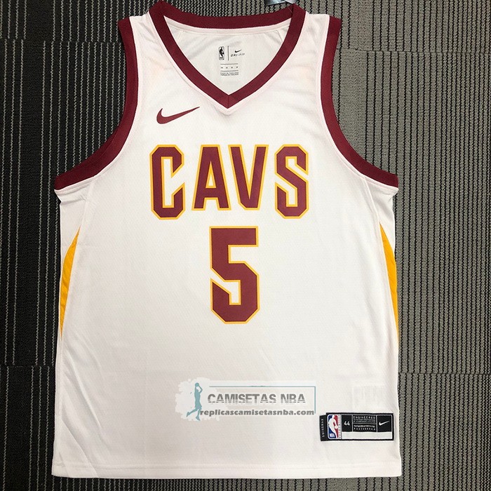 Camiseta Cleveland Cavaliers Cavaliers Dennis Smith NO 5 Association 2017-18 Blanco